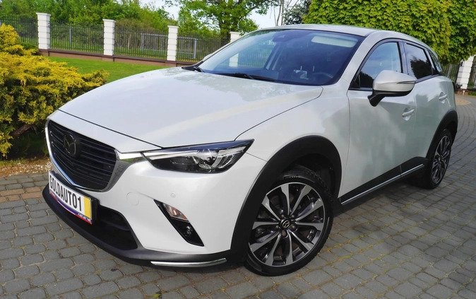 Mazda CX-3 cena 78900 przebieg: 116000, rok produkcji 2019 z Biała Podlaska małe 781